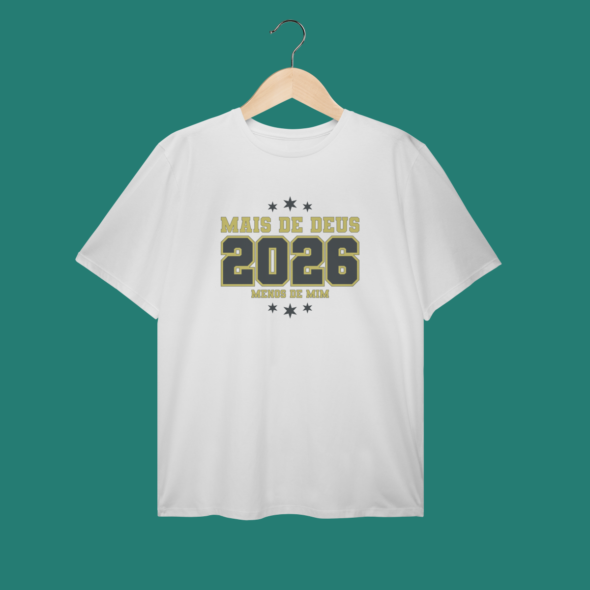 Camiseta Plus Size - Ano Novo 2026