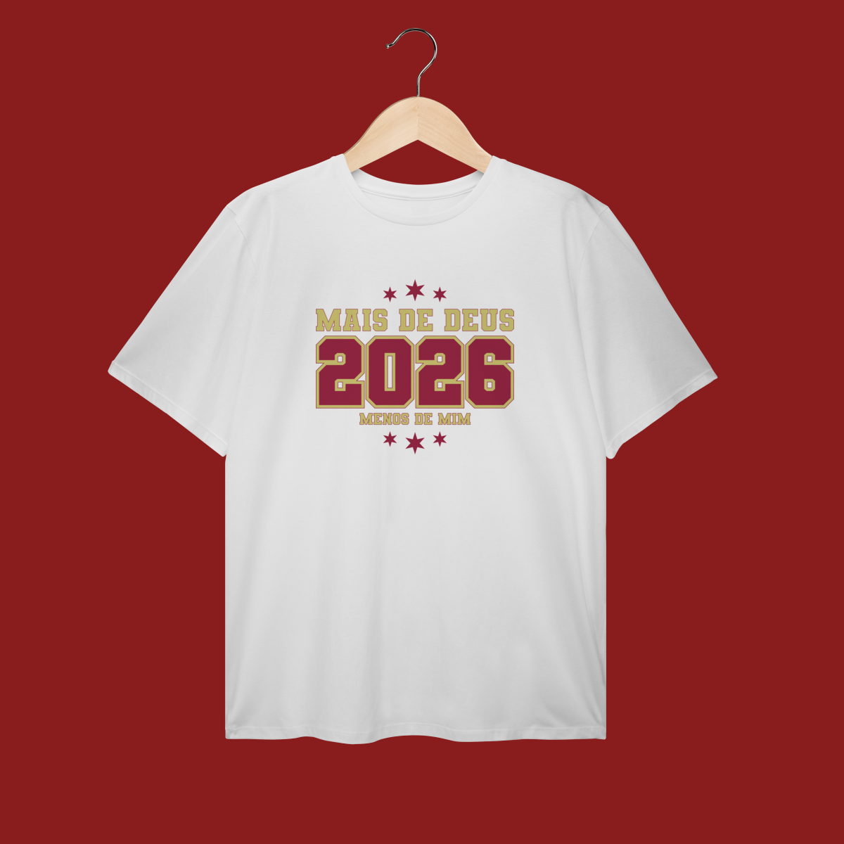 Camiseta Plus Size - Ano Novo 2026