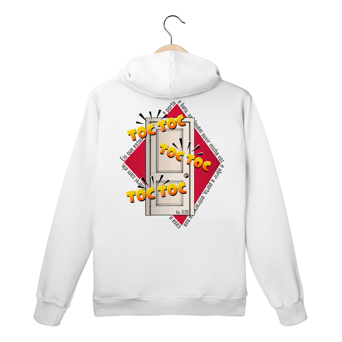 Moletom Canguru - Estou à Porta