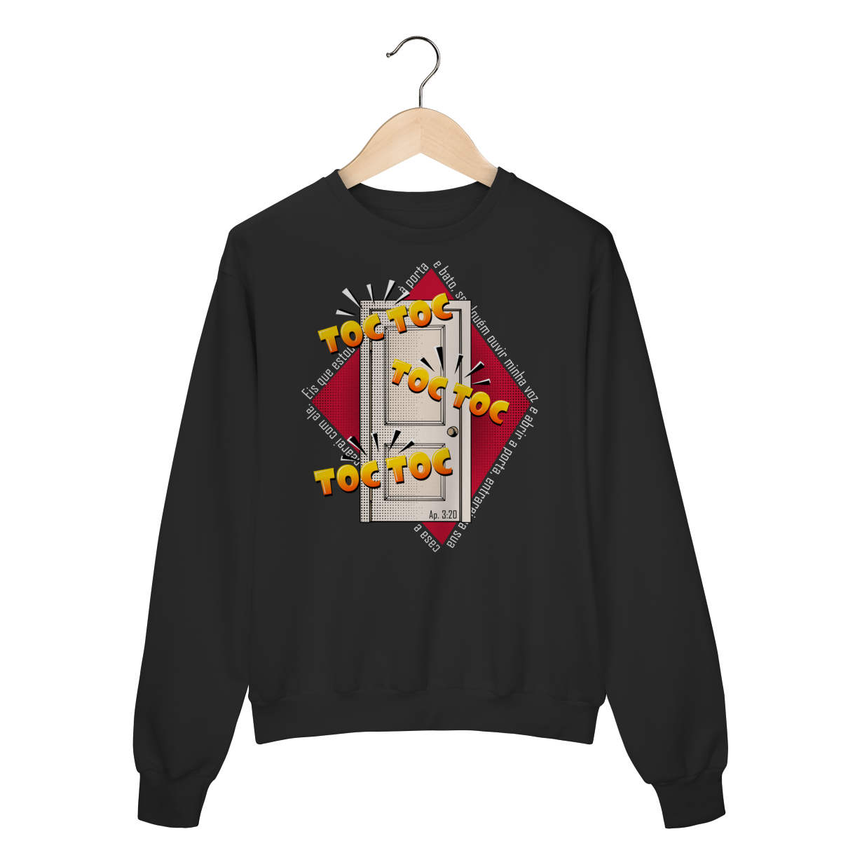 Moletom Fechado - Estou à Porta