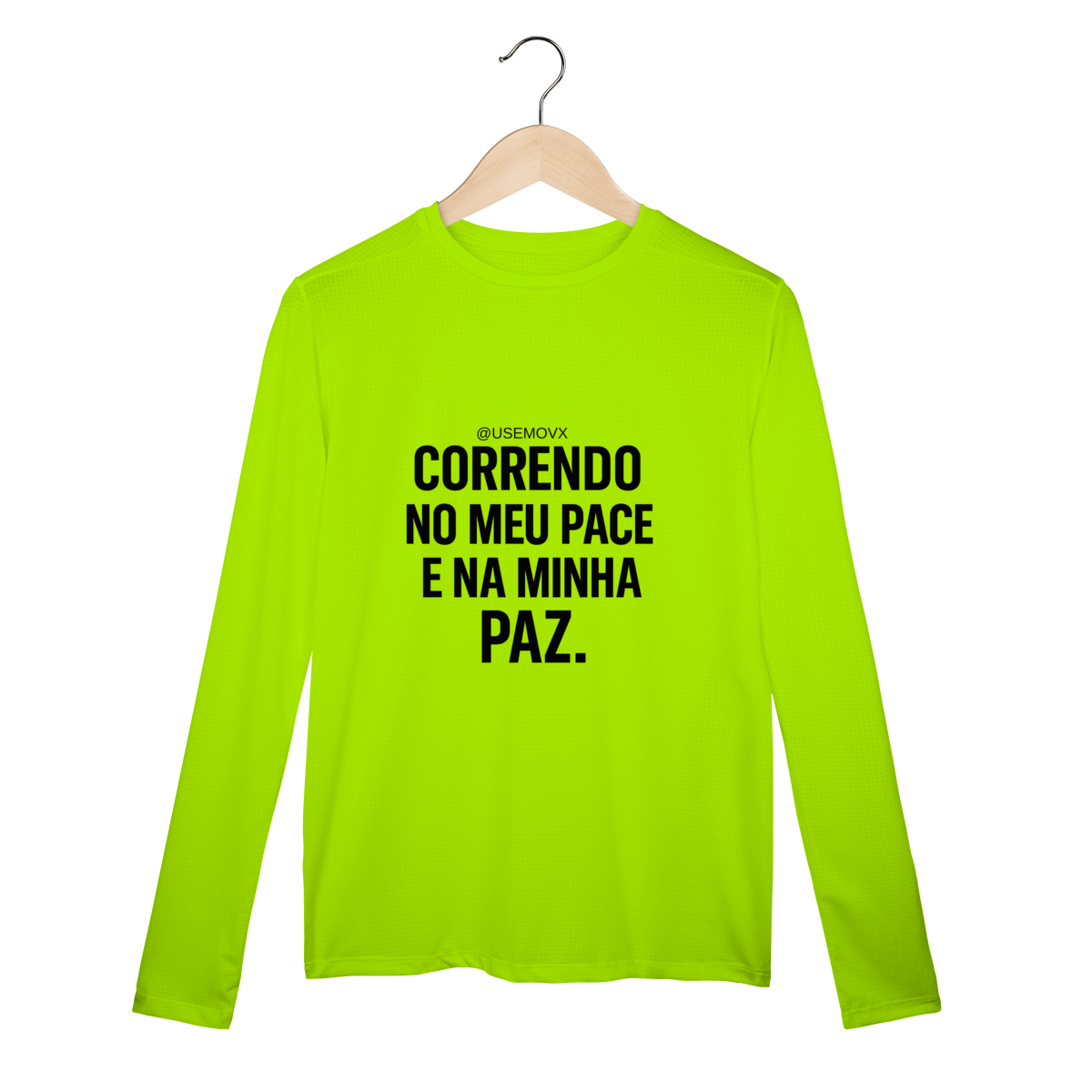 Minha Paz Camisa Manga Longa Sport Dry UV