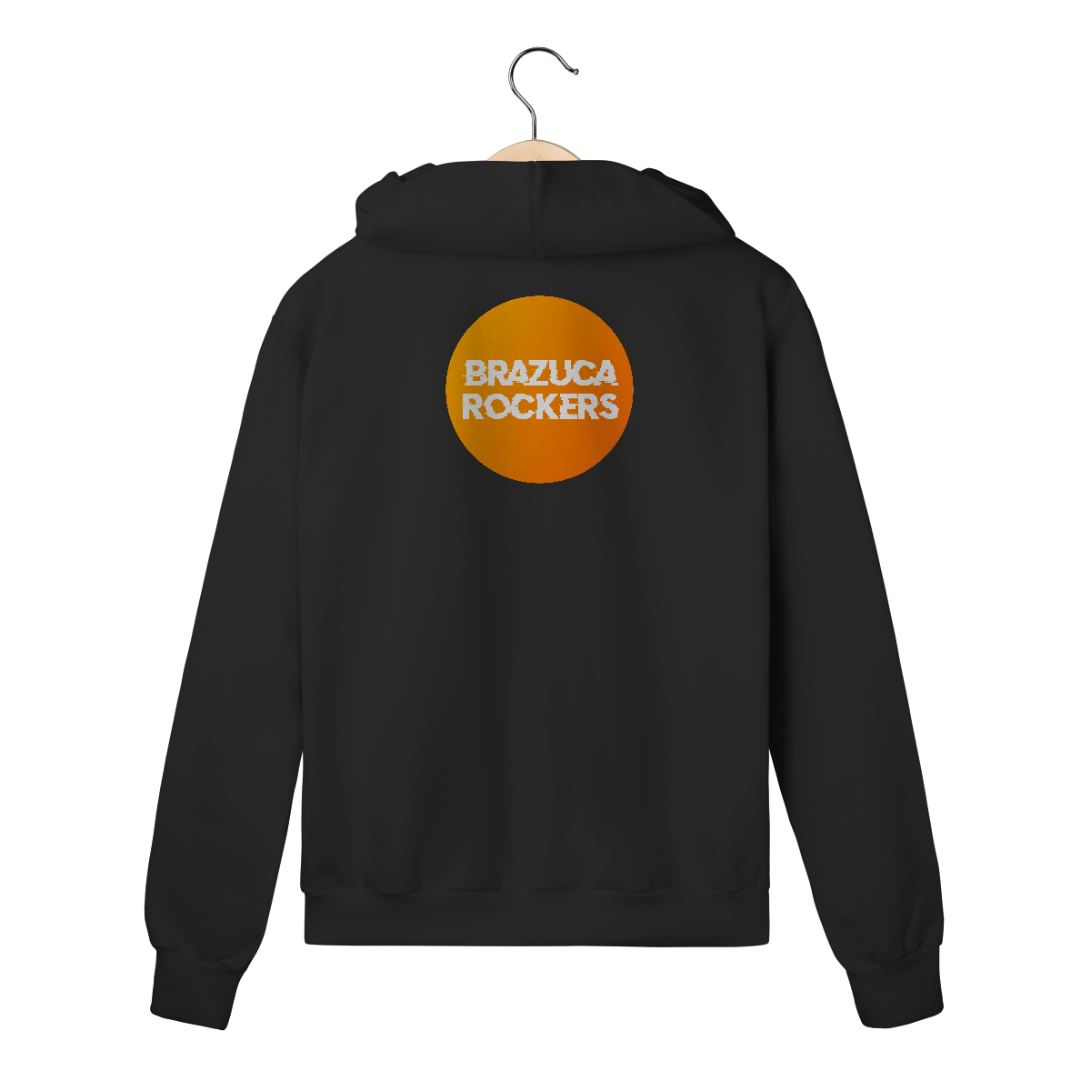 Moletom com Zíper - Brazuca Rockers