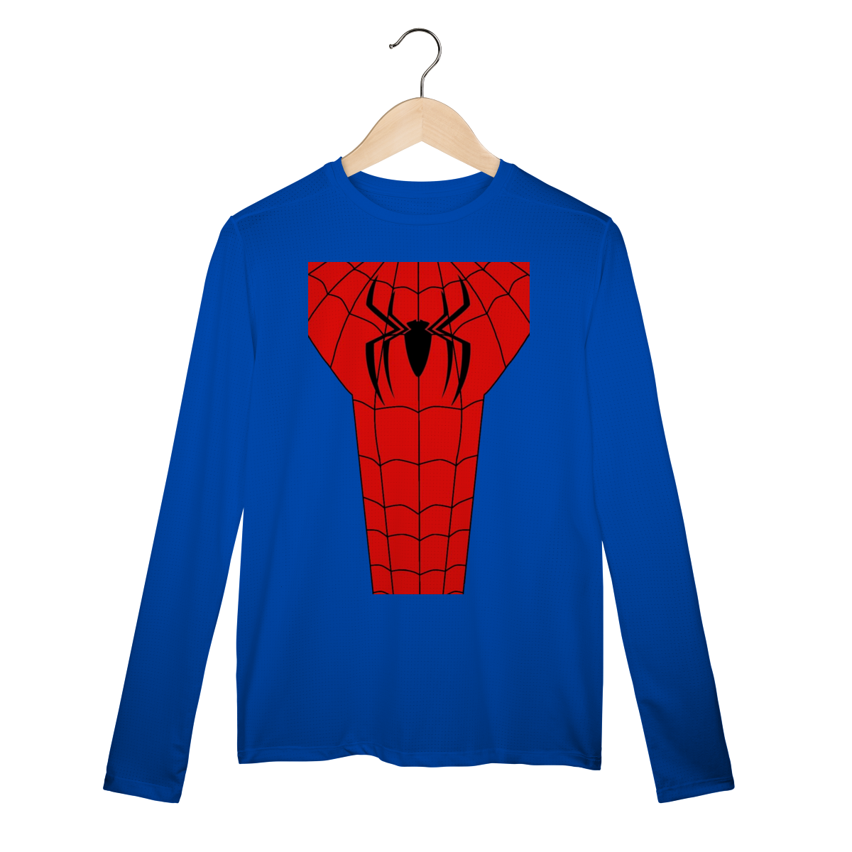 Camisa Manga Longa Sport Dry UV - Uniforme Homem Aranha