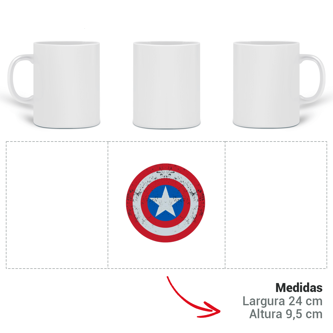 Caneca - Capitão América 2