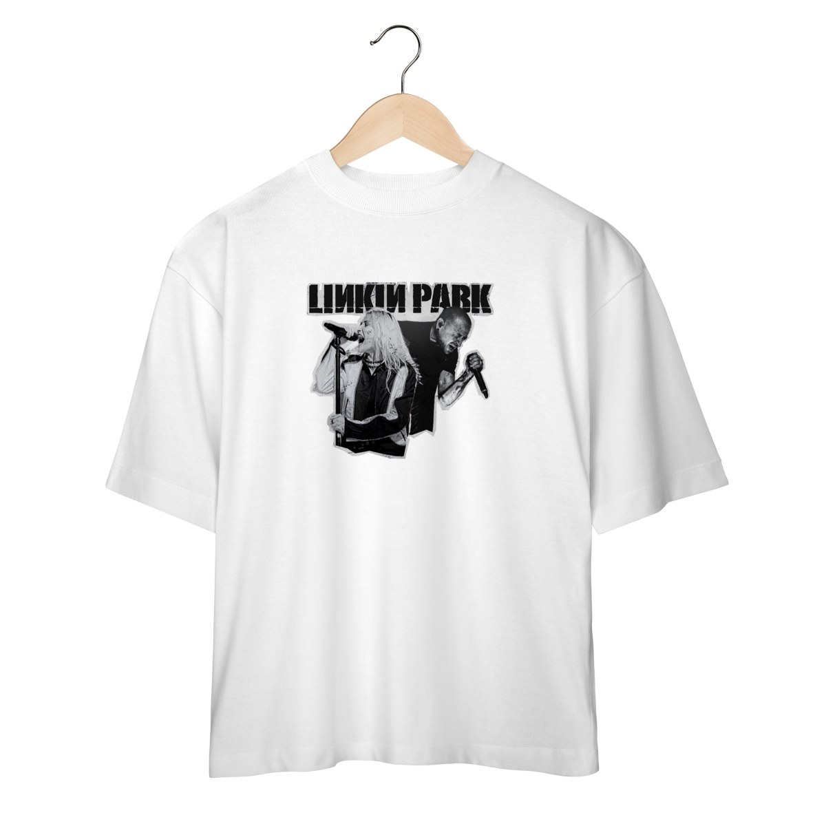 Camiseta Oversized - Linkin Park timeless