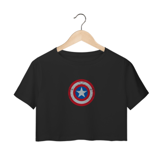 Camisa Cropped - Capitão América 2