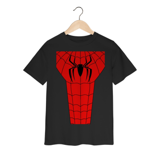 Camiseta Classic Infantil - Uniforme Homem Aranha