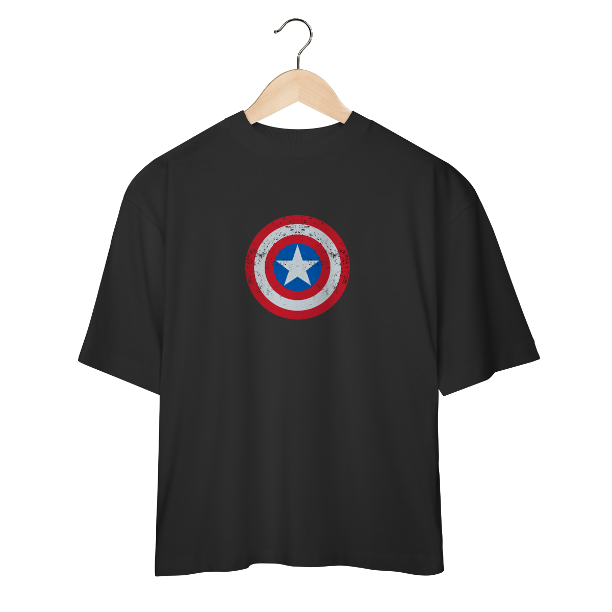 Camiseta Oversized - Capitão América 2