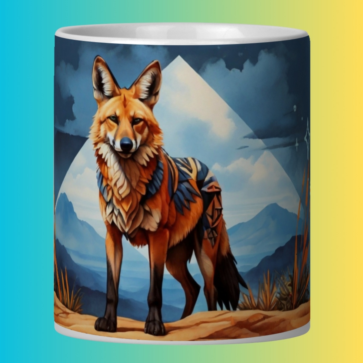 Nome do produto: ARTEMÍSIA Canecas – ‘Lobo-guará – Cerrado Brasileiro’ - 06