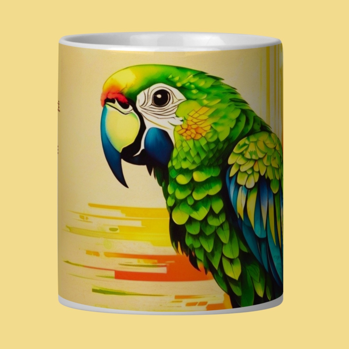 Nome do produto: ARTEMÍSIA Canecas – ‘Papagaio – Cerrado Brasileiro’ - 01