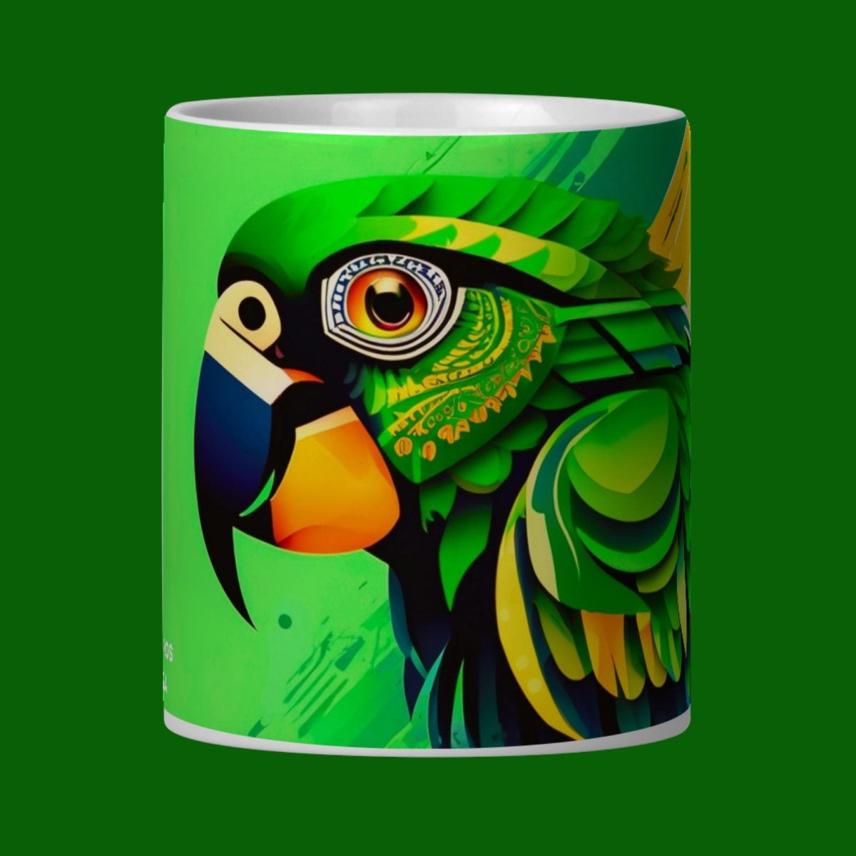 Nome do produto: ARTEMÍSIA Canecas – ‘Papagaio – Cerrado Brasileiro’ - 07