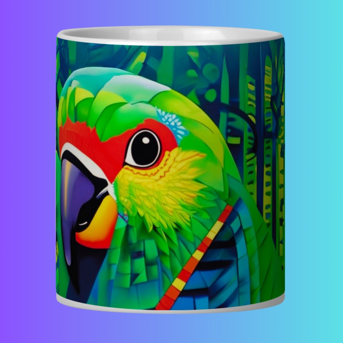 Nome do produto: ARTEMÍSIA Canecas – ‘Papagaio – Cerrado Brasileiro’ - 09