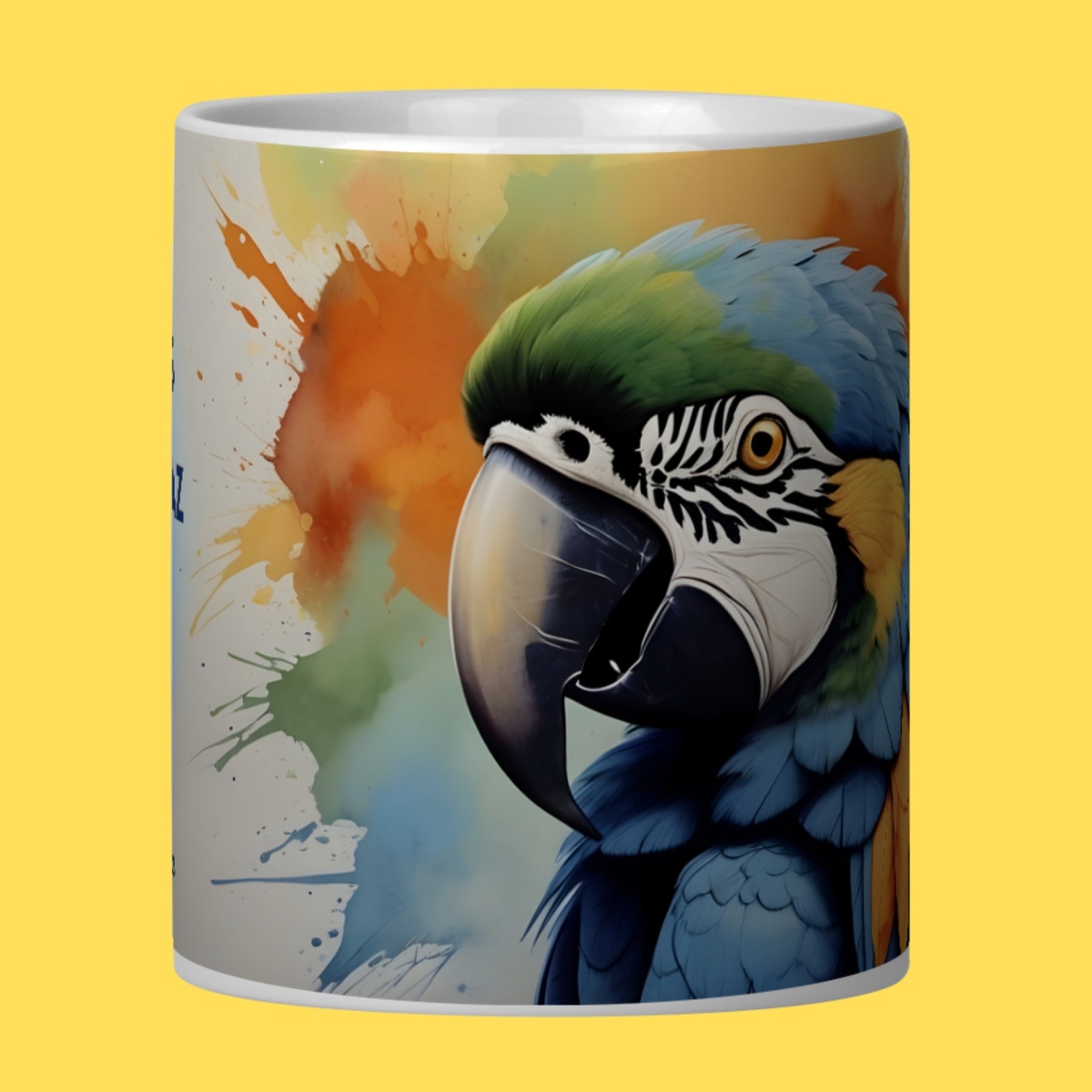 Nome do produto: ARTEMÍSIA Canecas - \'ARARA-CANINDÉ - Cerrado Brasileiro\' - 07