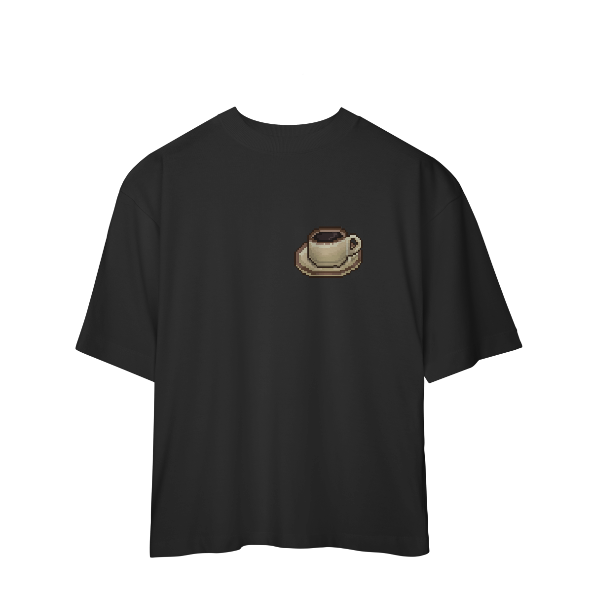 Camiseta Oversized - Caneca de Café
