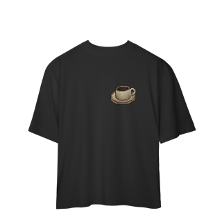 Camiseta Oversized - Caneca de Café