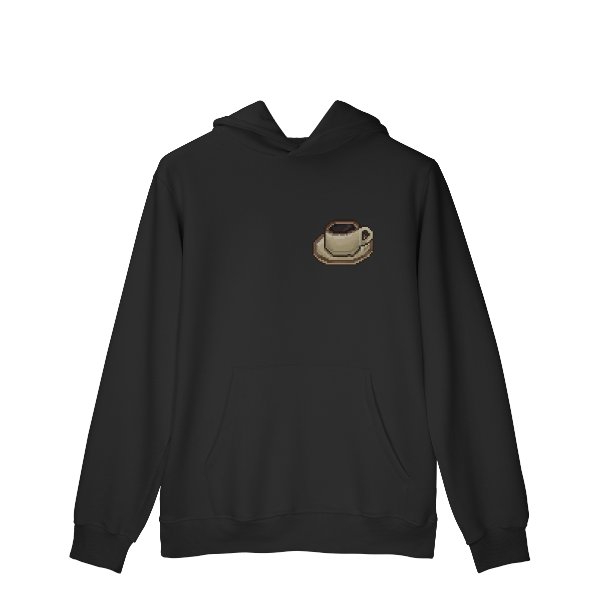 Casaco de Moletom Canguru - Caneca de Café