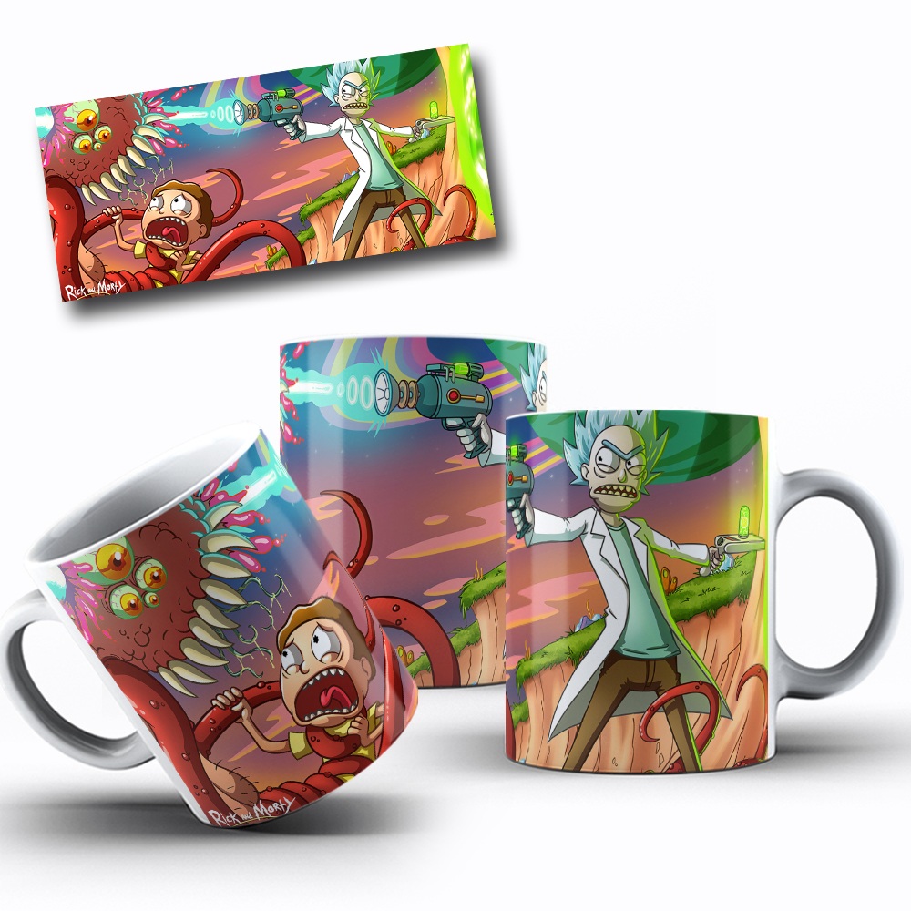 Caneca Rick and Morty