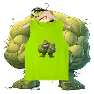 Camiseta regata  verdinho masc Sport Dry UV