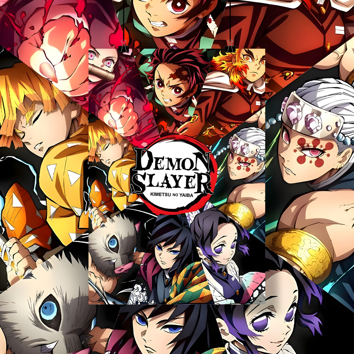 Poster retrato Demon Slayer clasico