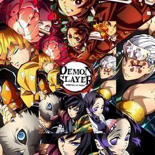 Poster retrato Demon Slayer clasico