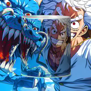 Caneca  Luffy Gear 5