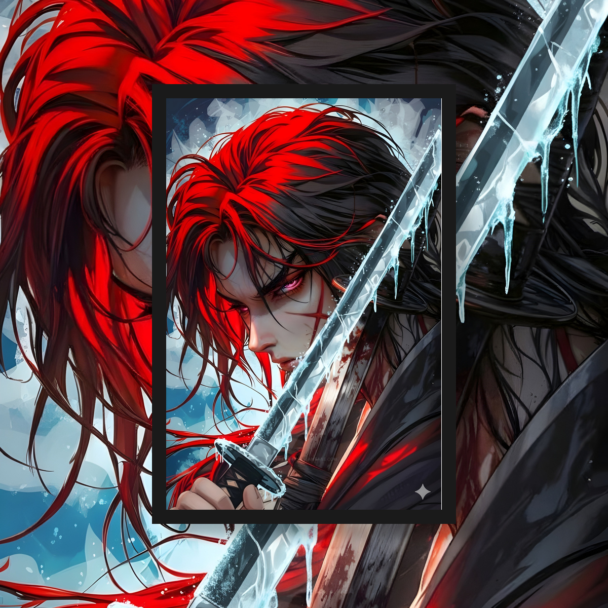 Poster Retrato Samurai X