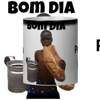 Caneca mágica pãozinho da manhã