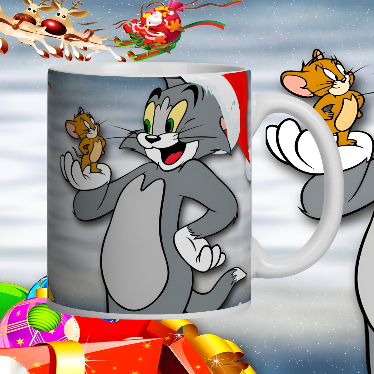 Caneca Tom feliz natal