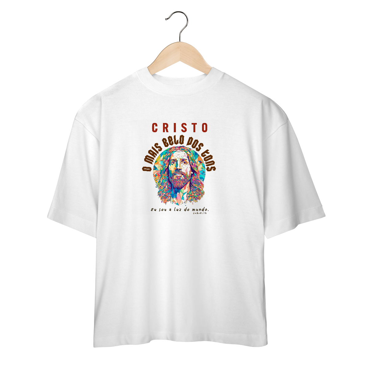 Nome do produto: Tshirt Cristo Cores