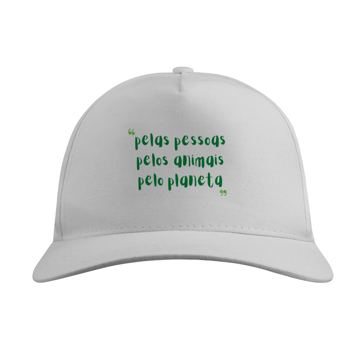 Nome do produto: Boné Vegano pelos Animais, Boné Quality