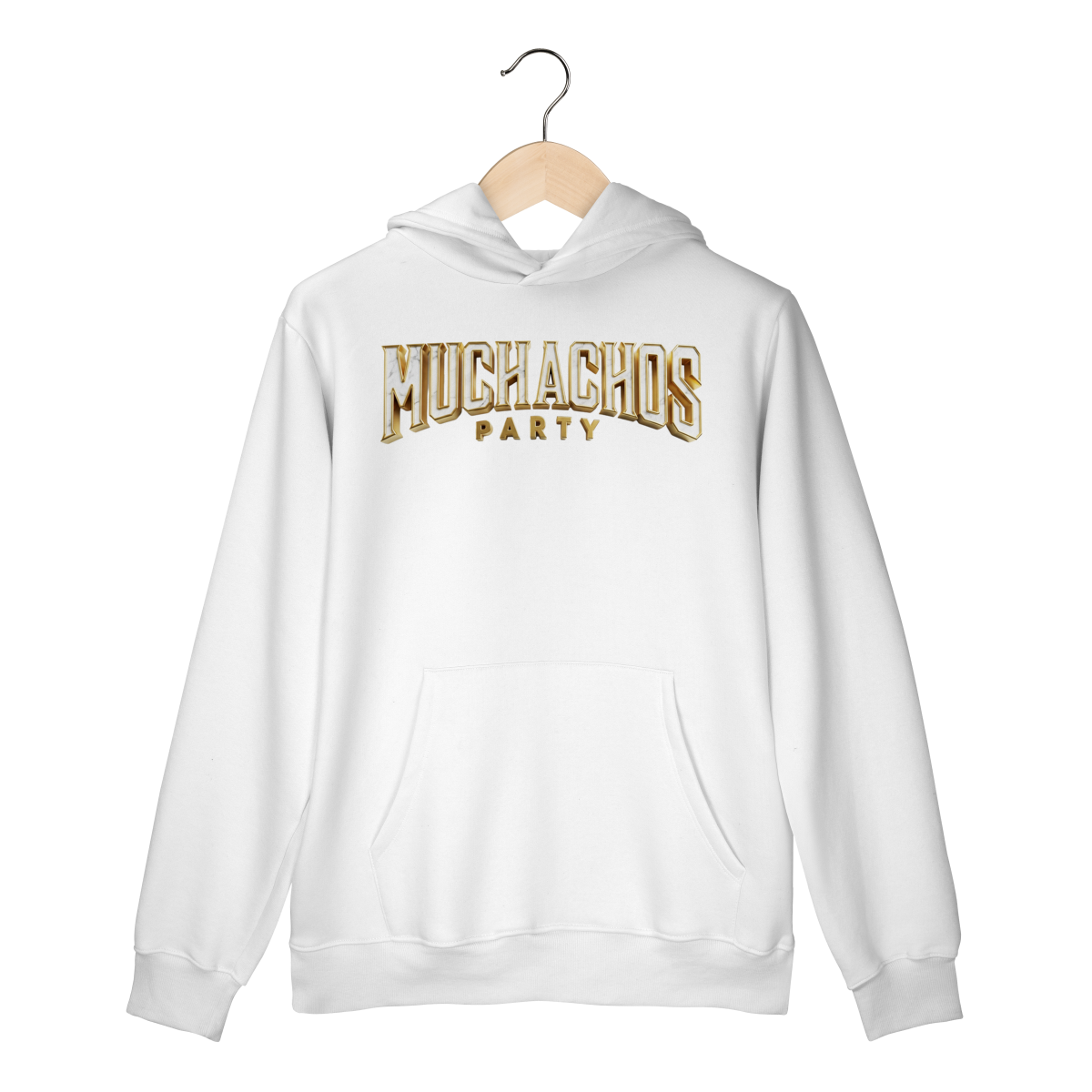Moletom Canguru Muchachos Party - White Party