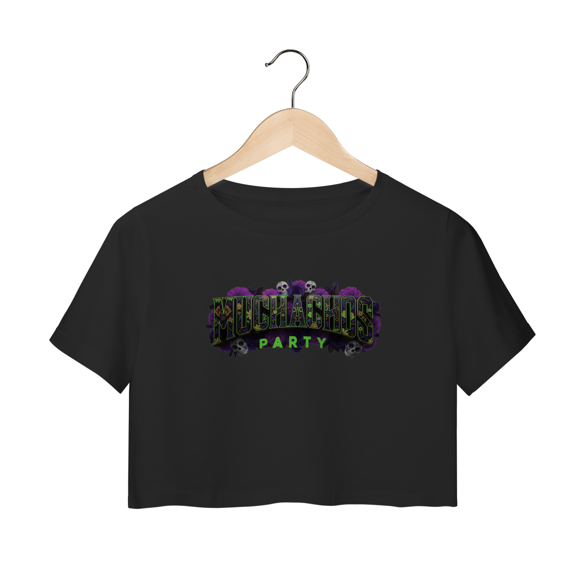 Cropped Muchachos Party - Dia de Los Muertos