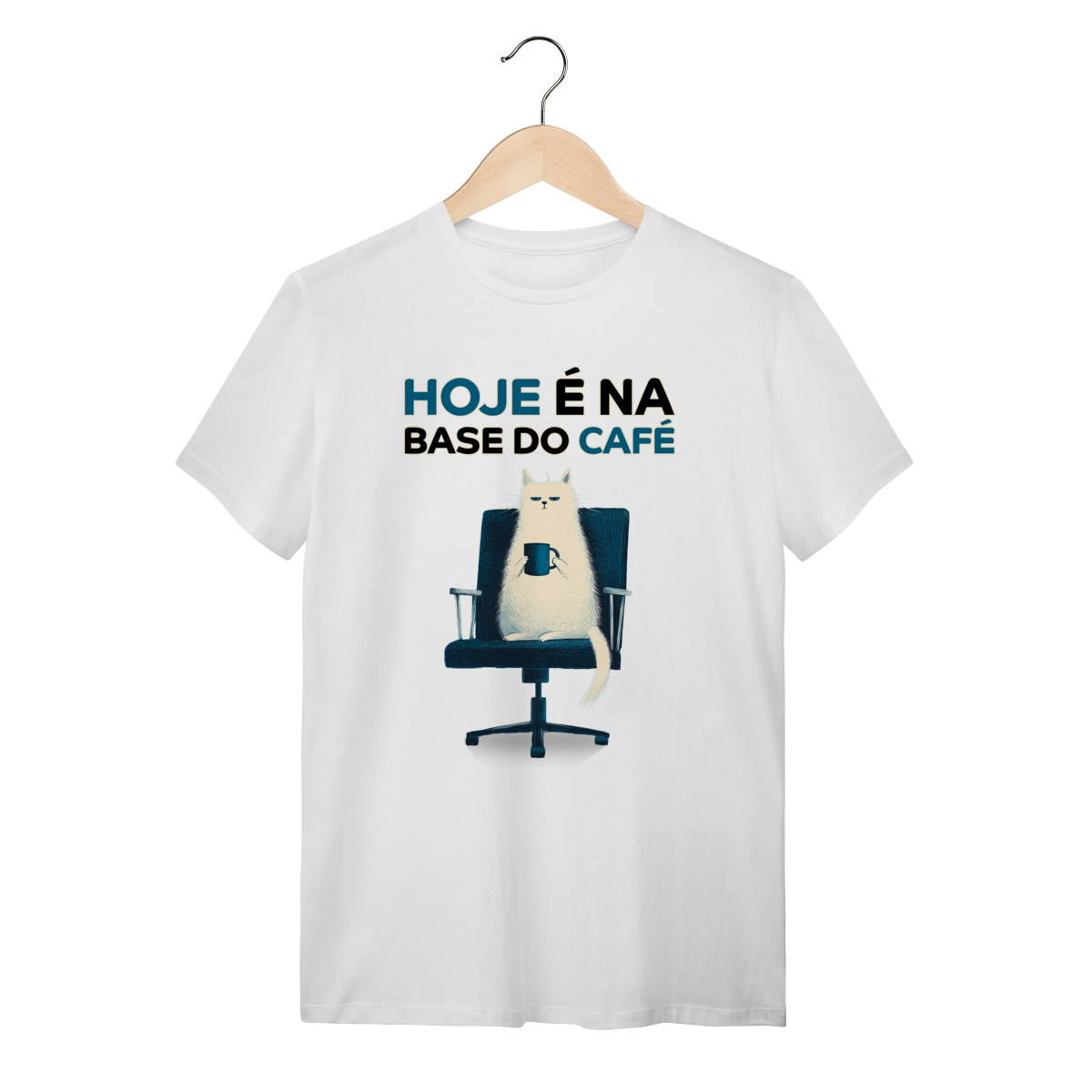 Camiseta Na Base do Café
