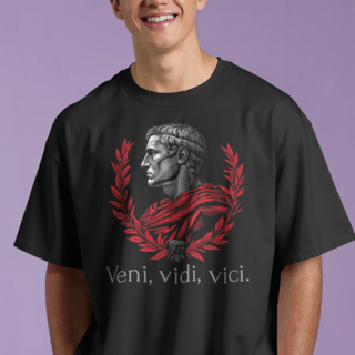 Camiseta - Veni, Vidi, Vici (Plus Size)