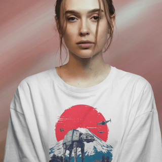 Camiseta - Star Wars - AT-AT (Baby Long)