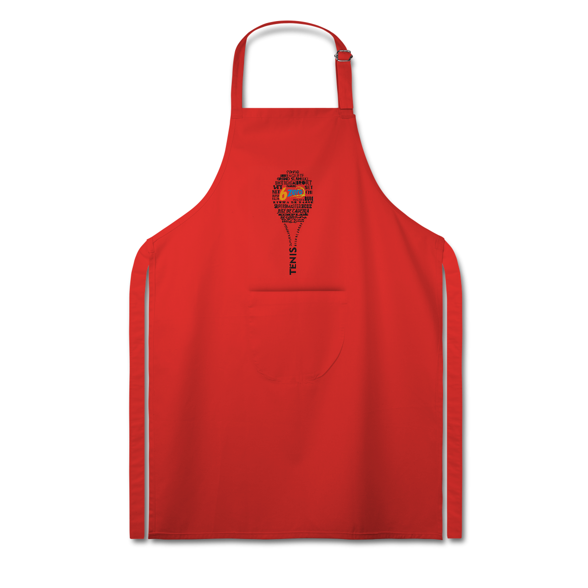 Nome do produto: Avental de Tênis Personalizado – Presente Criativo para Jogadores e Fãs do Esporte