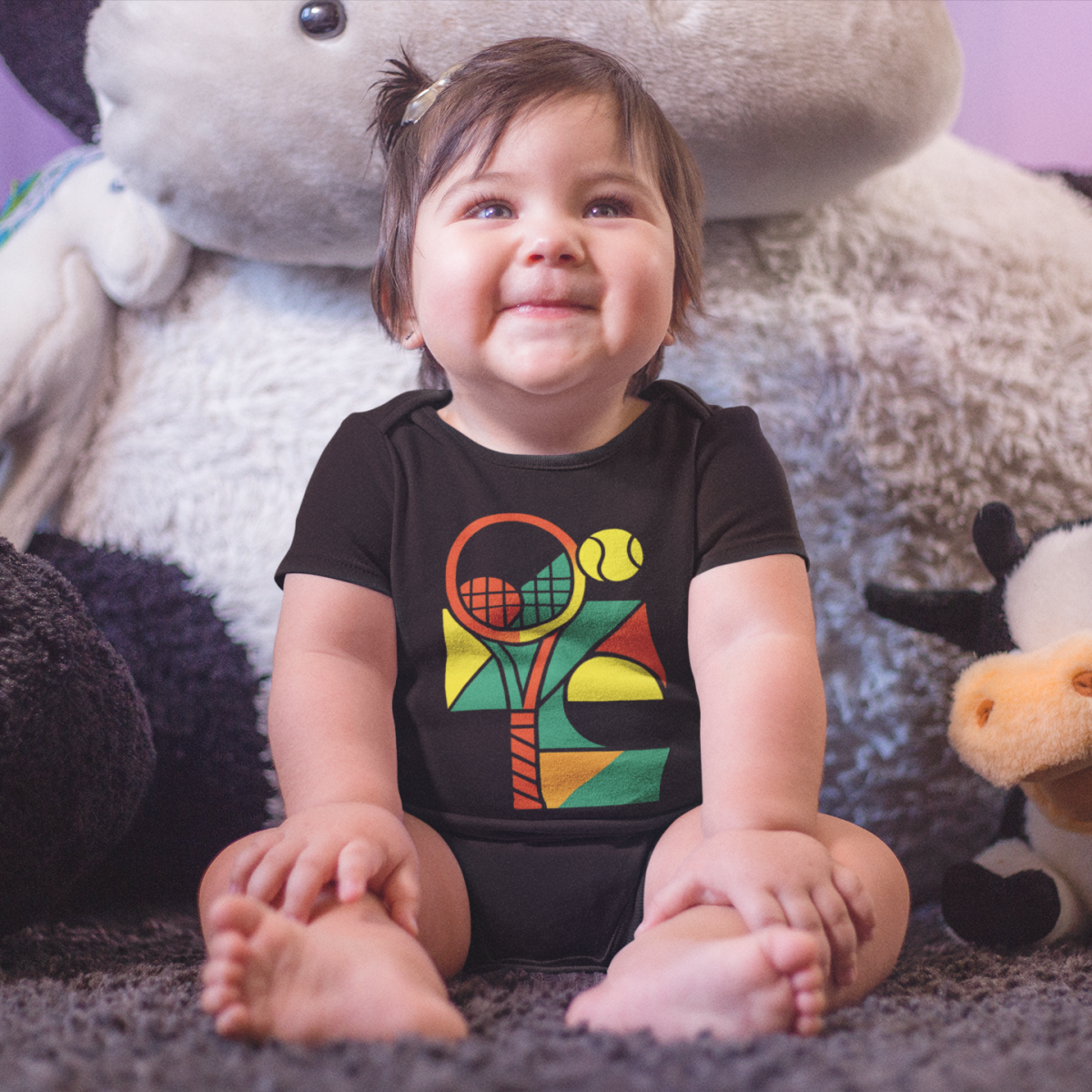 Body Infantil Tênis Conforto & Estilo – 100% Algodão com Estampa Exclusiva