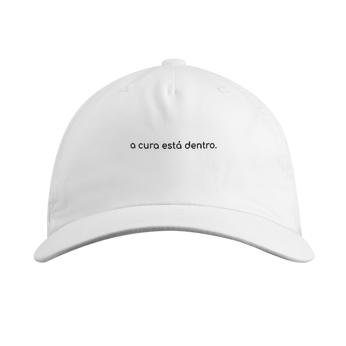 Boné Frase Motivacional A Cura Está Dentro