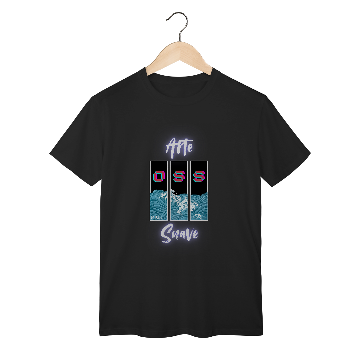 Camiseta Arte Suave Wave