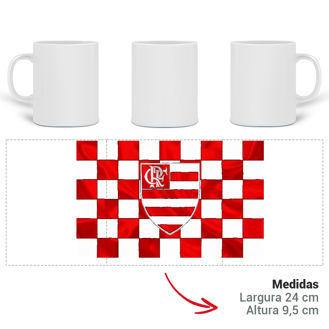 Nome do produto: Caneca Flamengo Não official