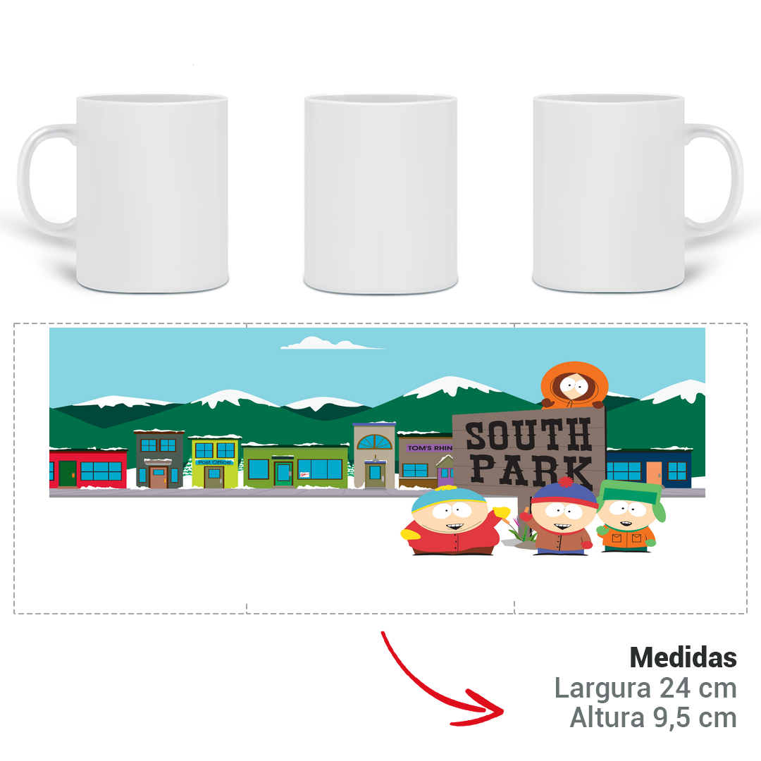 Nome do produto: Caneca Personalizada South Park 004