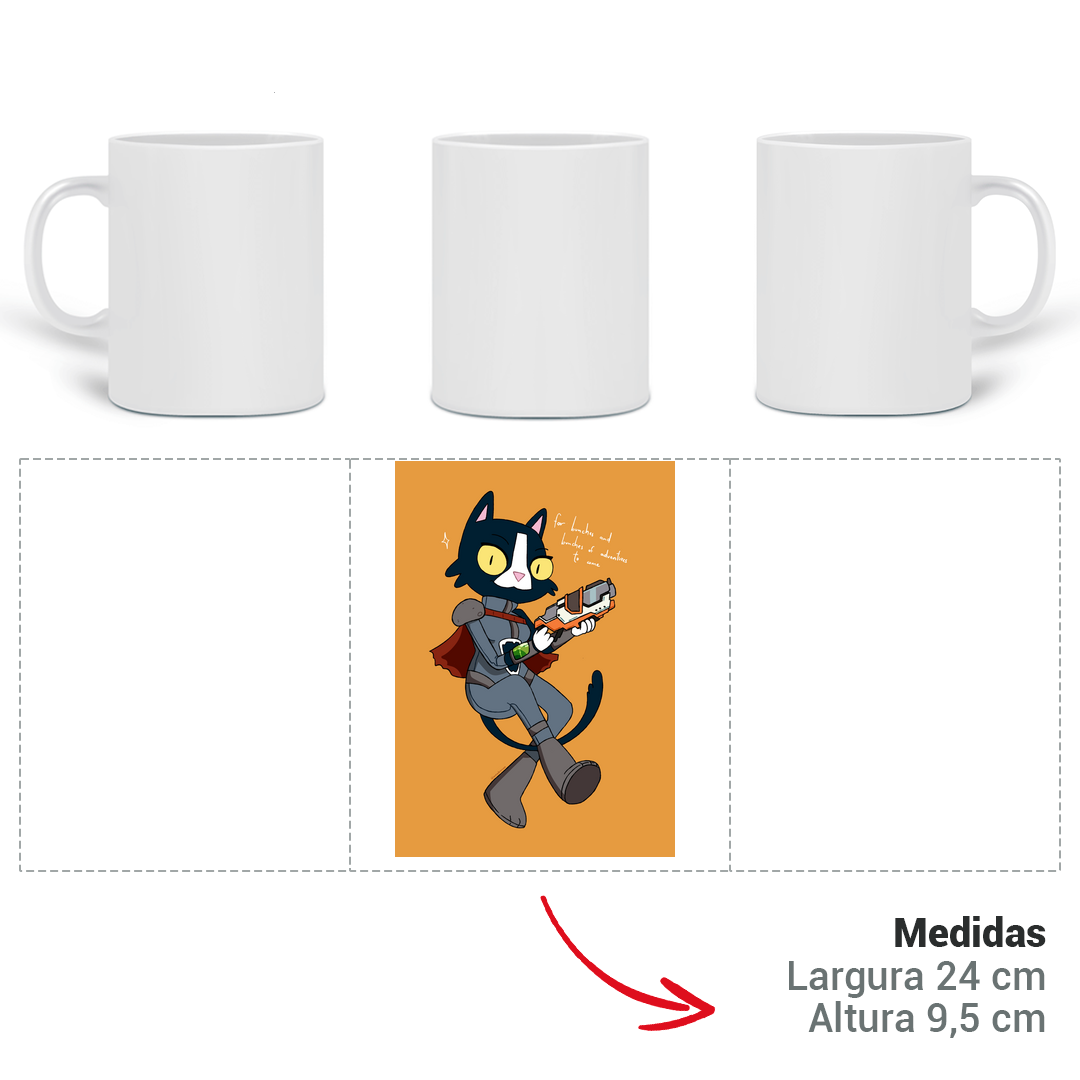 Nome do produto: Caneca Avó Gato gatito