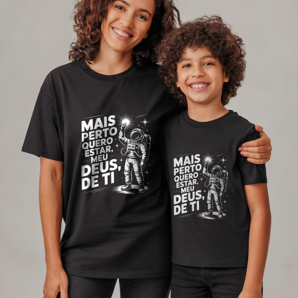 Nome do produto: T-shirt mais perto quero estar - HC 187