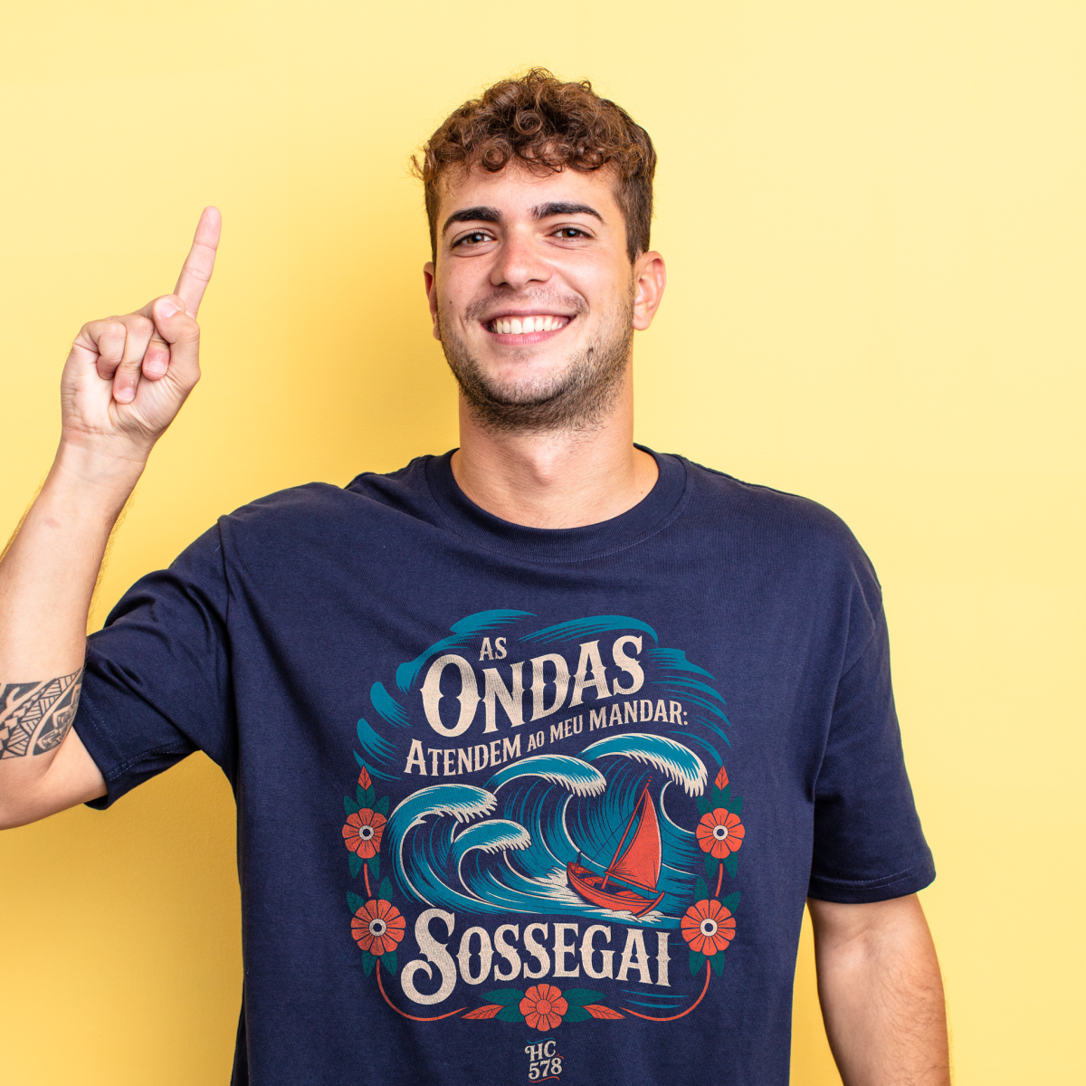 Nome do produto: T-shirt prime Sossegai - HC 578