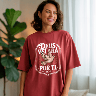 Oversize Deus velará por ti - HC 4