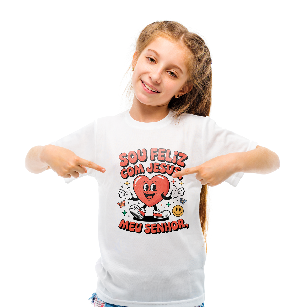 Nome do produto: Infantil Sou feliz com Jesus meu Senhor