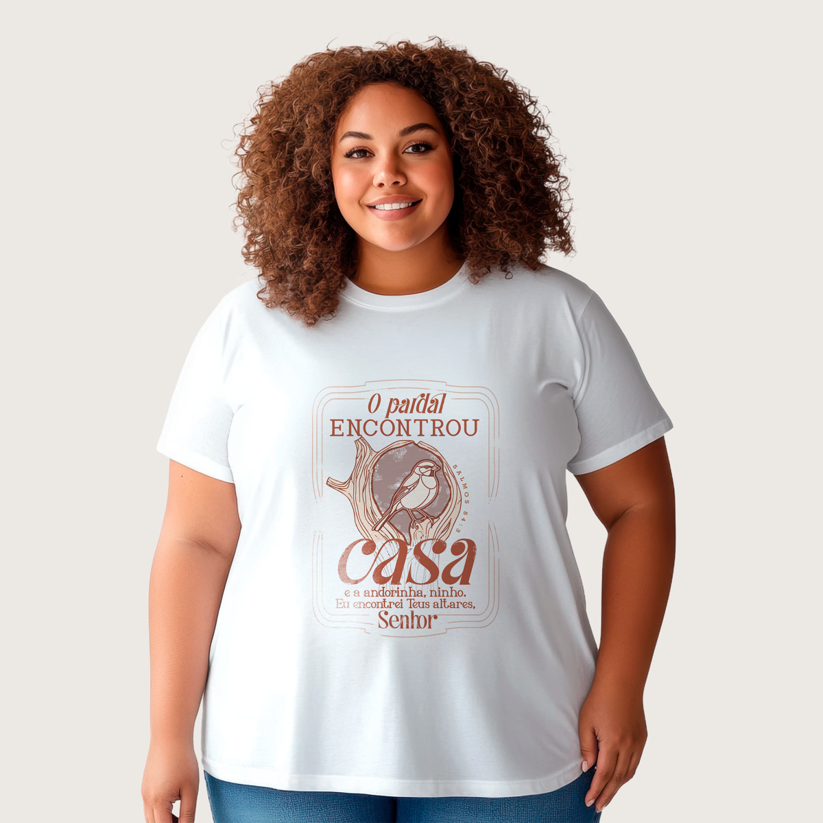 Nome do produto: Plus size Salmos 84:3