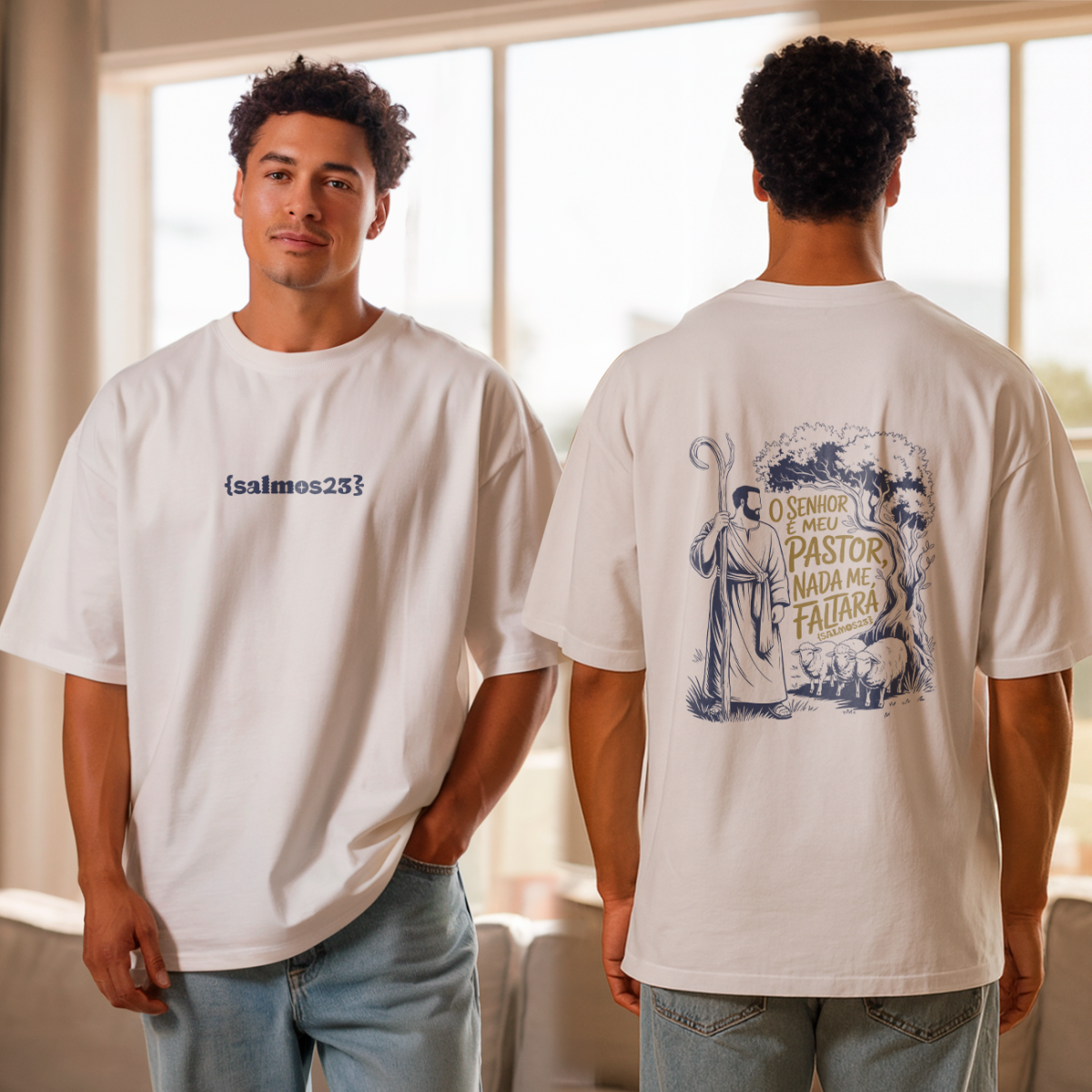 Nome do produto: Oversize Unisex Salmos 23