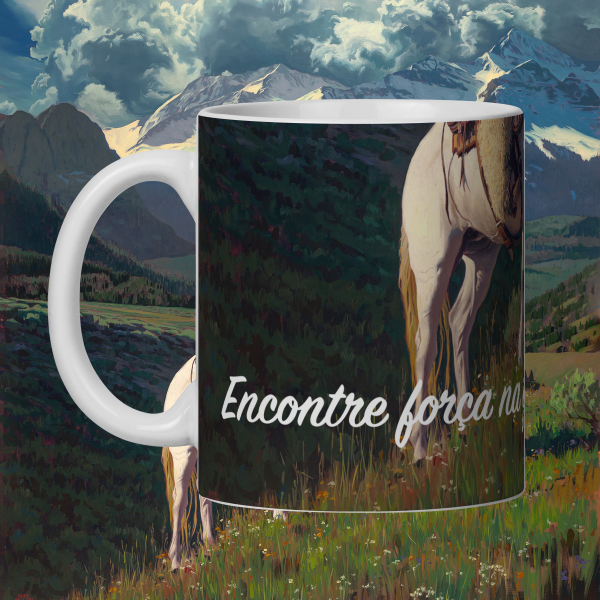 Living with Mountains - Caneca