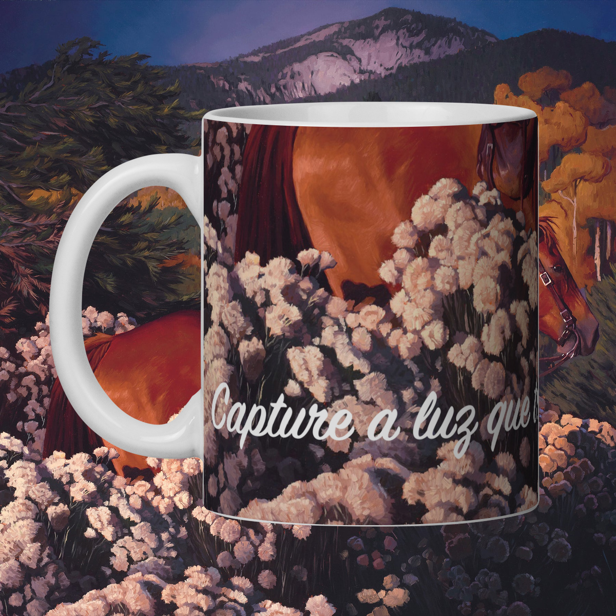 Magic Hour in taos - Caneca